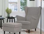 IKEA Oortfauteuil inclusief hocker, Ophalen, Gebruikt, 75 tot 100 cm, Stof