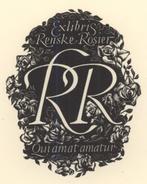 0140 Ex Libris Nederland : Maarten de Jong, 1956/1961, Antiek en Kunst, Verzenden
