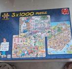 3X Jan van Haasteren, Hobby en Vrije tijd, Denksport en Puzzels, Ophalen, 500 t/m 1500 stukjes, Zo goed als nieuw