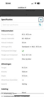 Siemens vaatwasser SN53HS60AE-als nieuw, Ophalen, Minder dan 85 cm, Minder dan 10 liter, Zo goed als nieuw