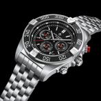 VAN 180.-  VOOR  60.-  EURO / ALPHA  SIERRA  HERENHORLOGES, Overige merken, Staal, Staal, .