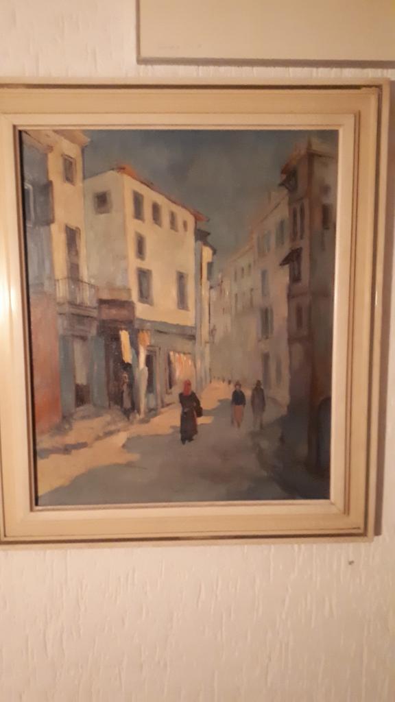 4 schilderijen, Antiek en Kunst, Kunst | Schilderijen | Klassiek, Ophalen of Verzenden