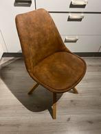 GRATIS - Leen Bakker Senja Eetkamerstoel Cognac, Huis en Inrichting, Stoelen, Ophalen, Gebruikt, Bruin, Eén