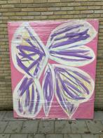 Groot abstract schilderij, Ophalen