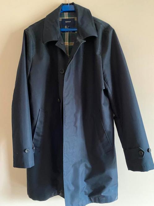 Gant - regenjas - blauw - maat M, Kleding | Heren, Jassen | Zomer, Zo goed als nieuw, Blauw, Ophalen of Verzenden