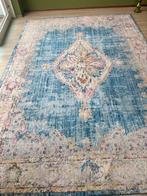 Mooi dik kleed blauw/beige, Huis en Inrichting, Stoffering | Tapijten en Kleden, Ophalen, Beige, 200 cm of meer, Zo goed als nieuw