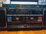 Vintage Sanyo M-W2L Draagbare Ghettoblaster, Ophalen of Verzenden, Gebruikt, Tuner of Radio, Draagbaar