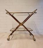 vintage  bar trolley Cesare Lacca design, Ophalen, Gebruikt, 55 tot 75 cm, 60 cm of meer