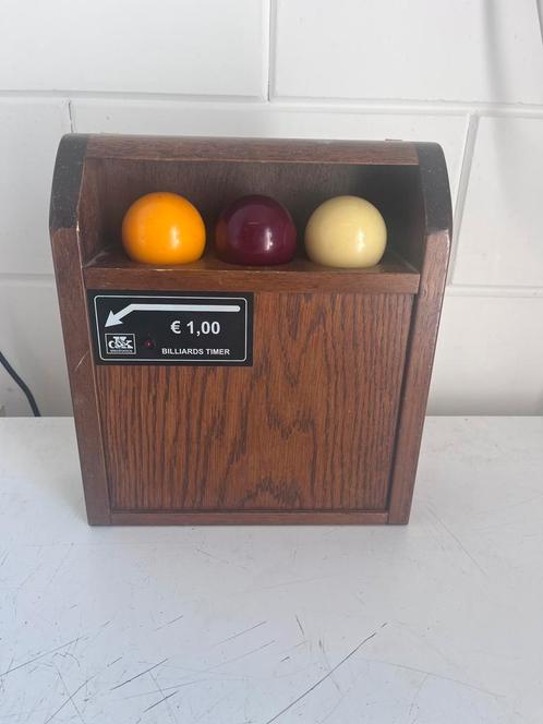 Klassieke biljartklok van D&K & 2X Klassieke Biljart lampen, Sport en Fitness, Biljarten en Poolen, Gebruikt, Overige typen, Ophalen of Verzenden