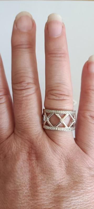 Zilveren ring van Ti Sento, maat 58, NIEUW beschikbaar voor biedingen