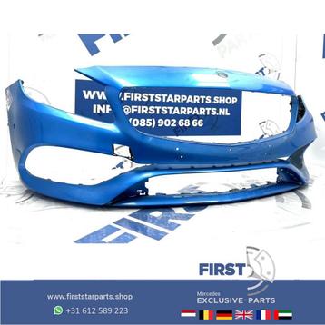 W176 BUMPER FACELIFT AMG VOORBUMPER BLAUW ZWART WIT GRIJS GR beschikbaar voor biedingen