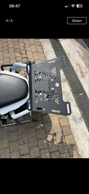 BMW 310GS/R Kofferplaat/Tassenrek - Ideaal voor vakantie! beschikbaar voor biedingen