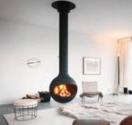 Unieke design haard Focus bathyscafocus houtkachel, Huis en Inrichting, Kachels, Ophalen, Houtkachel, Zo goed als nieuw, Hangend