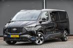 Ford Tourneo Custom L2H1 2.5 PHEV 233Pk Aut. | Sport | Plug, Gebruikt, 1850 kg, Leder en Stof, Zwart