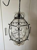 Vintage / antieke HandGlazen Italiaanse Venetiaanse Hanglamp, Huis en Inrichting, Lampen | Hanglampen, Ophalen, Gebruikt, Victoriaans