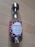 NIEUW FLESJE Ongeveer 0,5 ltr. LEOPARD PRINT, Ophalen of Verzenden, Nieuw