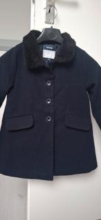 Kiabi donkerblauw meisjes mantel winterjas bontkraagje, Kiabi, Gebruikt, Meisje, Ophalen of Verzenden