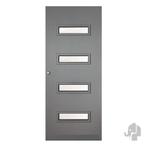 Hout houten voordeur Saalbach inclusief HR++ glas, Niet ingevuld, 80 tot 100 cm, Niet ingevuld, Nieuw