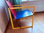 Fauteuil Spectro, fram geel/zwart, zit rood/blauw, Ophalen, Overige materialen, 75 tot 100 cm, Zo goed als nieuw
