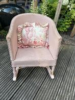 Antieke schommelstoel met ingebouwde speeldoos loyd loom, Ophalen, Gebruikt, Schommelstoel, Overige merken