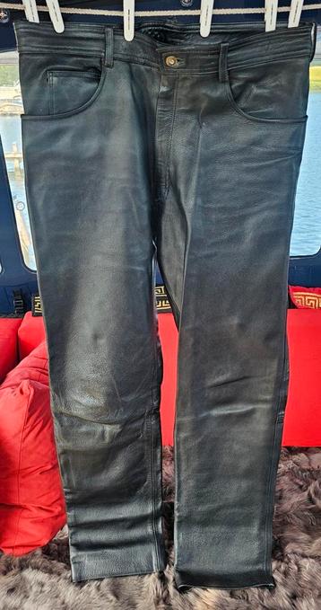 Echt lederen motor broek maat 38  beschikbaar voor biedingen