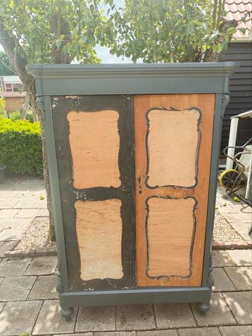 Antieke Brocante Biedermeier Kast - Opknapper beschikbaar voor biedingen