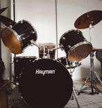 Hayman drumstel met paiste 502 bekkens, Muziek en Instrumenten, Drumstellen en Slagwerk, Zo goed als nieuw, Ophalen