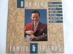 LP Don Reno - Family & Friends, Ophalen of Verzenden, Zo goed als nieuw, 12 inch