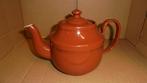 bruin emaille theepot met bies, Ophalen of Verzenden