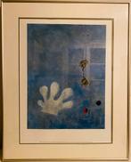 Miro art-print The White Glove , in lijst, Gebruikt, 50 tot 75 cm, Onbekend, Ophalen of Verzenden