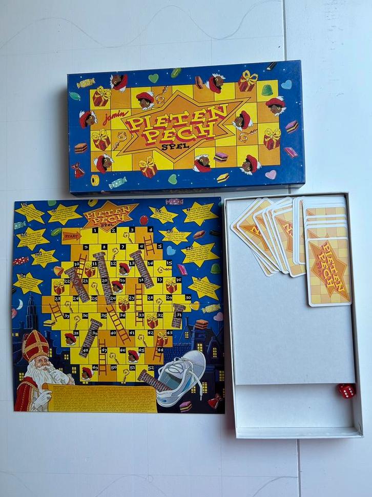 Pieten pech spel van Jamin, Diversen, Sinterklaas, Zo goed als nieuw, Ophalen