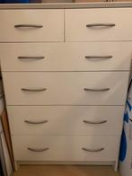 Witte ladekast, Ophalen, Gebruikt, 5 laden of meer, 100 tot 150 cm