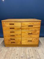 Vintage IKEA Grenen ladekast UFFE 70's/80's, Ophalen, Gebruikt, 5 laden of meer, 50 tot 100 cm