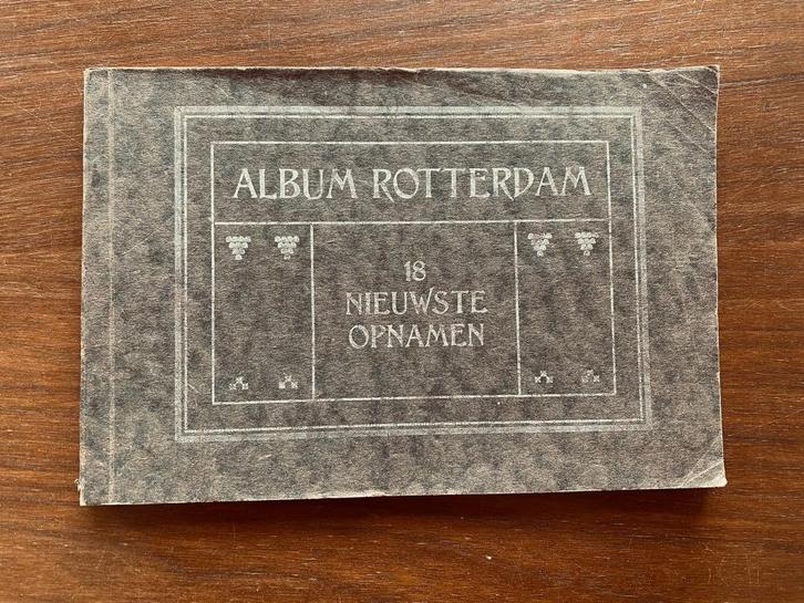 Album Rotterdam - zeldzaam fotoboek circa 1920, Antiek en Kunst, Antiek | Boeken en Bijbels, Ophalen of Verzenden
