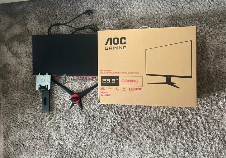 AOC G2, Computers en Software, Monitoren, Zo goed als nieuw, 151 t/m 200 Hz, DisplayPort, HDMI, Gaming, Ingebouwde speakers, Hoofdtelefoonaansluiting