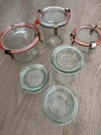 Weck potjes verschillende maten, Ophalen of Verzenden, Zo goed als nieuw, Glas, Pot, Bus of Blik