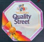 Klein 8-hoekig blik van Quality Street. H. 6 cm. D. 14 cm., Ophalen of Verzenden, Zo goed als nieuw, Overige, Overige merken