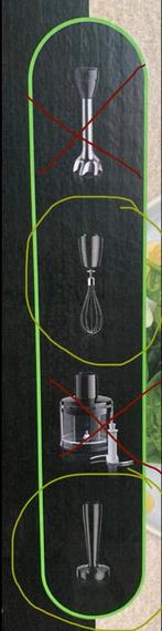 Klopper/garde en pureerstaaf Braun Multiquick NIEUW!, Ophalen of Verzenden, Nieuw, Vaatwasserbestendig, 3 snelheden of meer