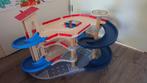 Houten garage, te combineren met houten treinbaan, Kinderen en Baby's, Speelgoed | Houten speelgoed, Ophalen, Gebruikt, Overige typen