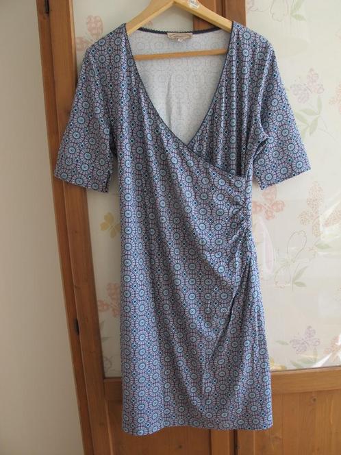 Mooie jurk, merk Sorgenfri, maat M, zgan, Kleding | Dames, Jurken, Zo goed als nieuw, Maat 38/40 (M), Blauw, Onder de knie, Ophalen of Verzenden
