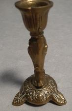 Koperen kaarsenstandaard 13 cm, Antiek en Kunst, Antiek | Kandelaars, Ophalen of Verzenden, Koper of Brons