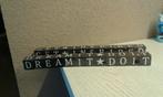 7 Naam blokken dreamit doit get inspired dont worry 7 stuks, Ophalen of Verzenden, Nieuw