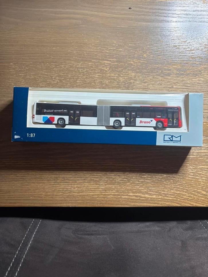 Rietze Bravo Bus Lijn 401 Airport Via Meerhoven Model 1:87, Hobby en Vrije tijd, Modelauto's | 1:87, Nieuw, Overige typen, Overige merken