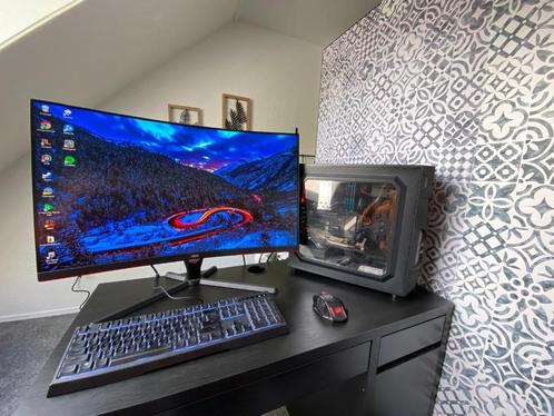 Gaming beeldscherm monitor 165hz, Computers en Software, Monitoren, Zo goed als nieuw, 151 t/m 200 Hz, Gaming, Curved, VA, Full HD