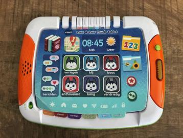 Vtech Lees & Leer Touch Tablet + licht & geluid. Goede staat beschikbaar voor biedingen