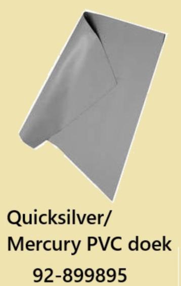 92-899895 Origineel Quicksilver/Mercury lichtgrijs PVC doek. beschikbaar voor biedingen