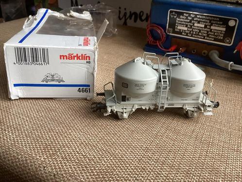 Marklin 4661 DB silowagen met metalen ladders opbouw NIEUW!, Hobby en Vrije tijd, Modeltreinen | H0, Nieuw, Wagon, Märklin, Ophalen of Verzenden