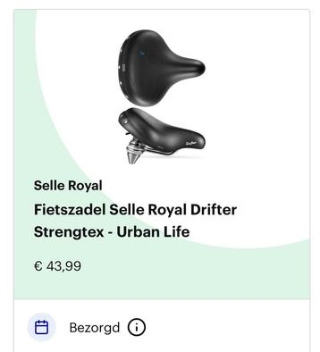 Fietszadel Selle Royal Drifter Strengtex - Urban Life beschikbaar voor biedingen