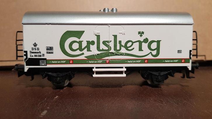 Märklin 4530 koelwagen met opschrift Carlsberg, Hobby en Vrije tijd, Modeltreinen | H0, Nieuw, Wagon, Wisselstroom, Märklin, Ophalen of Verzenden