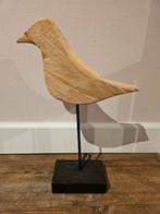 Houten vogel, decoratie, 41cm hoog, Ophalen, Zo goed als nieuw